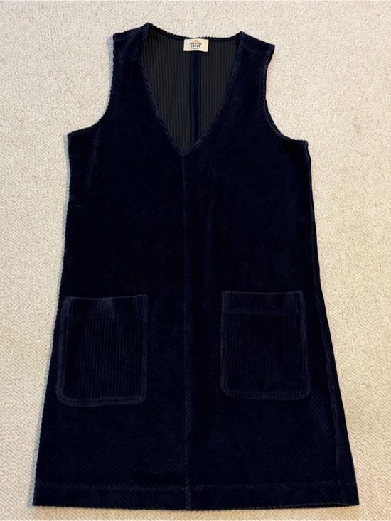 Marine Layer Dresses & Skirts - Marine Layer Navy Blue Corduroy Jumper Dress Sz Medium